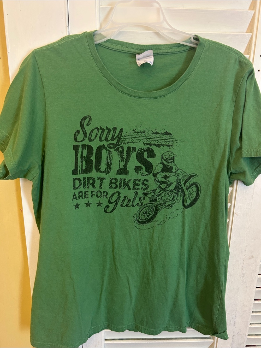 Others Follow Green Girls' Dirt Bike Graphic Tee